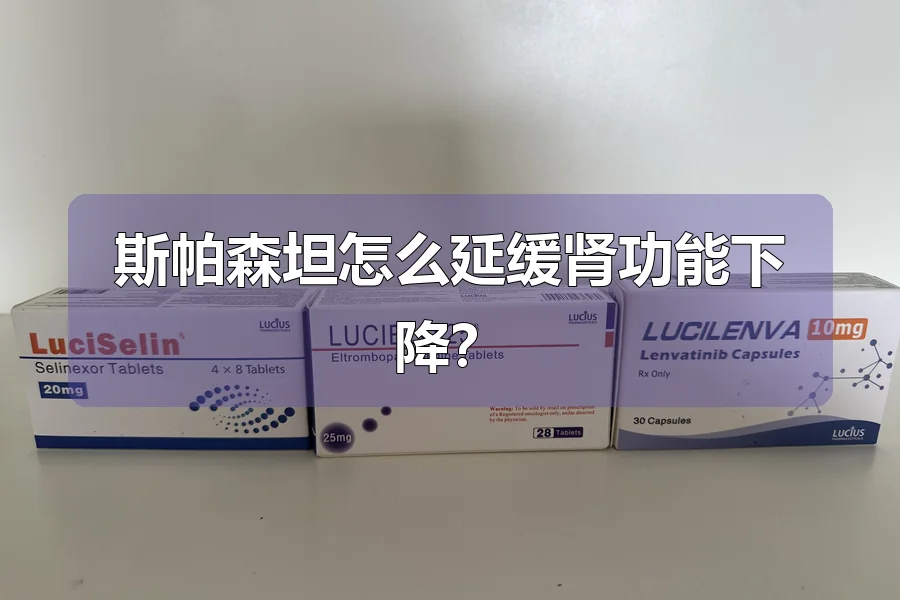 斯帕森坦怎么延缓肾功能下降?